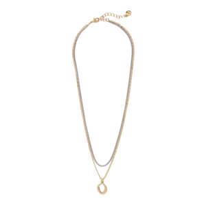 Mint Velvet Mixed Metal Layered Necklace